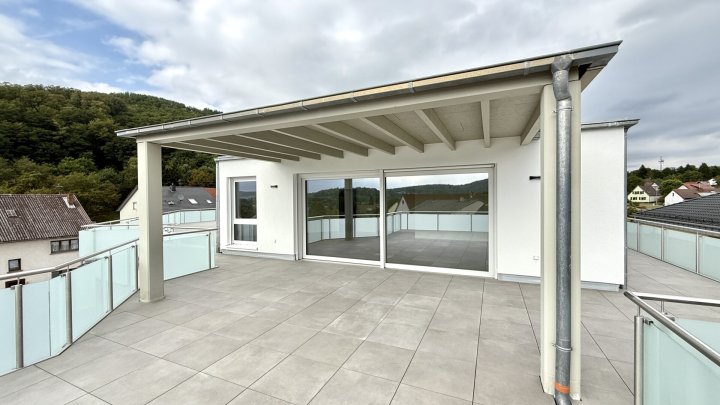 Barrierefreies Penthouse mit einmaliger Dachterrasse in zentraler Lage von Siersburg zu verkaufen