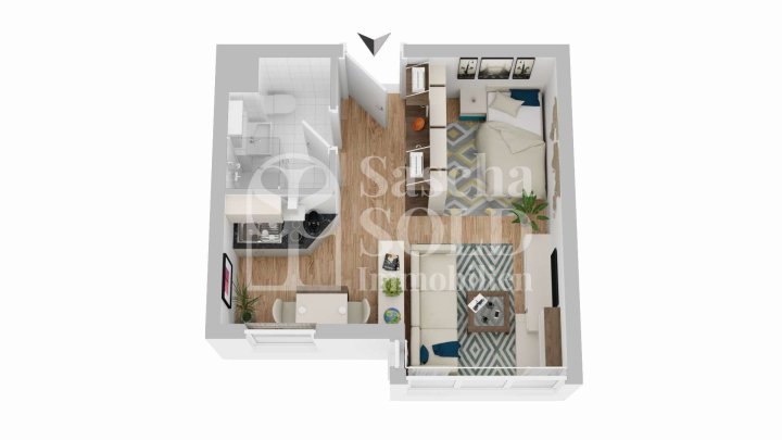 Attraktive Kapitalanlage: Vermietetes 1-ZKB-Apartment in zentraler Lage von Saarbrücken-Dudweiler
