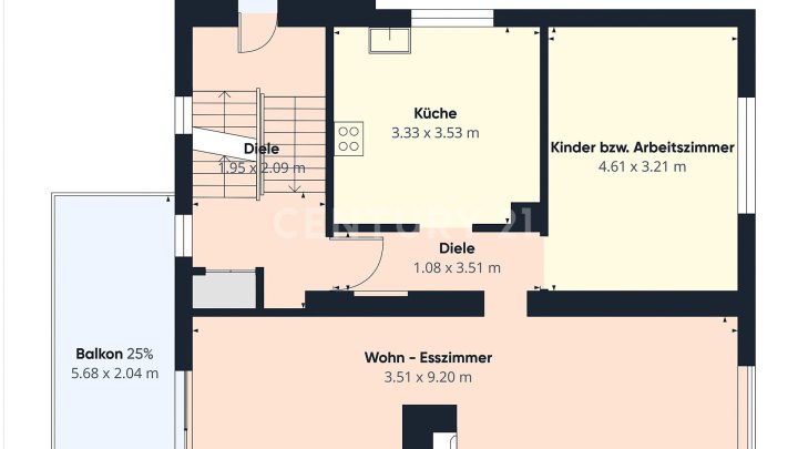 Sehr attraktives 1-2 Familienhaus, MFH mit großen Balkonen, Doppelgarage und Garten in SB- Scheidt