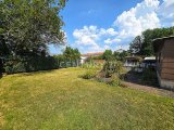 Garten mit saftig grüner Wiese