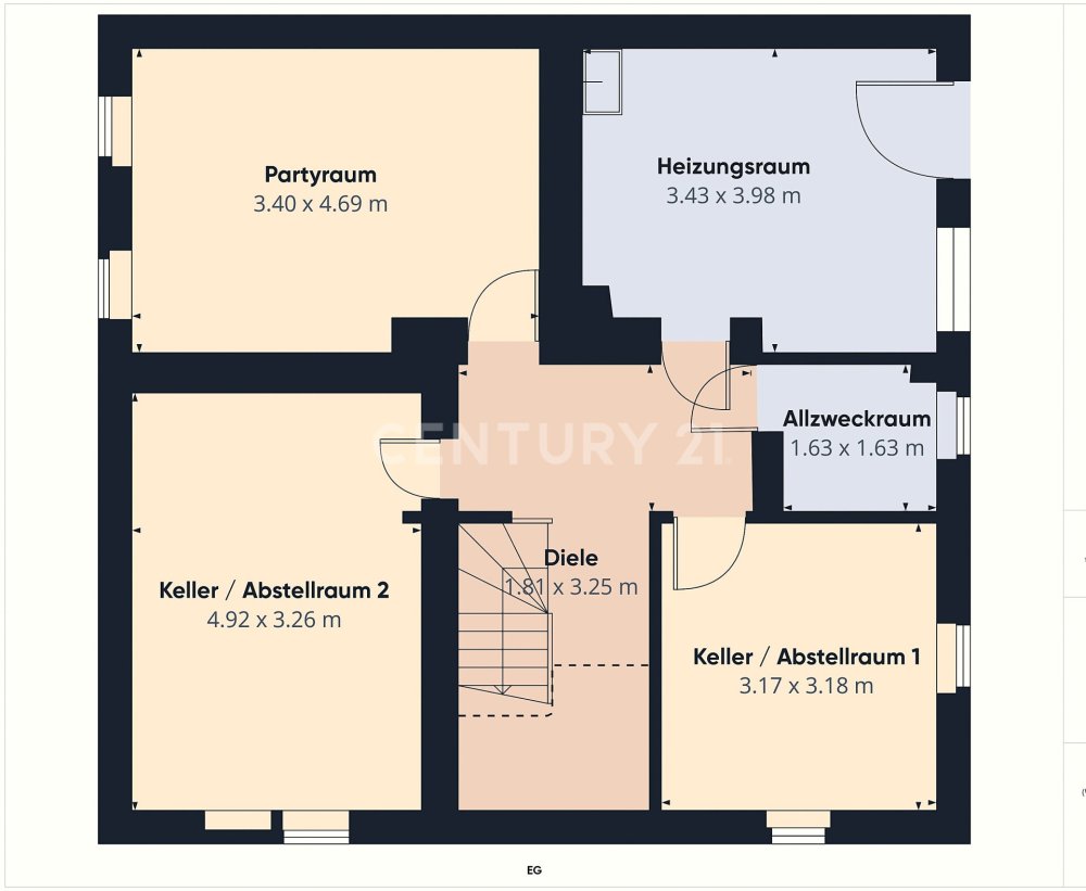 Grundriss Untergeschoss