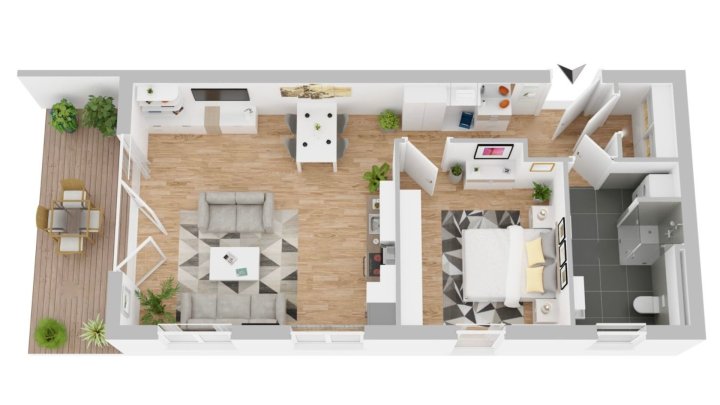 Erstbezug: Hochwertige 2 ZKB-Neubauwohnung in Niederlosheim zu verkaufen