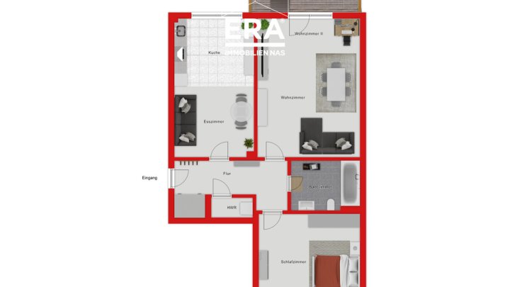 Attraktive 2-Zimmer-Wohnung mit Balkon in Trier-Heiligkreuz