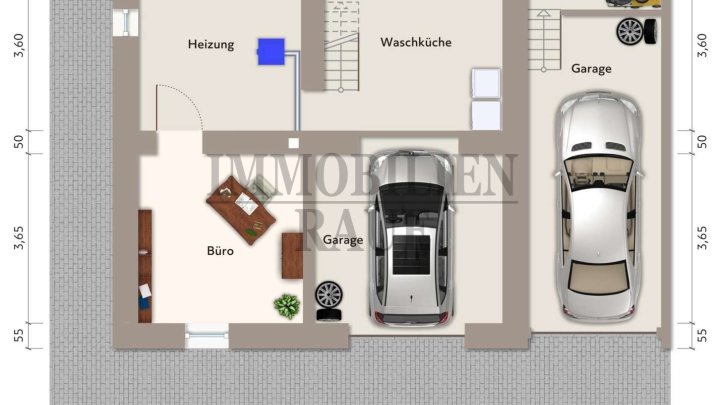 GEPFLEGTES, FREISTEHENDES 1 FAMILIENHAUS MIT GARTEN UND 2 GARAGEN IN SULZBACH - SOFORT FREI