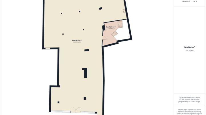 Attraktive Gewerbefläche in Toplage von Illingen – 474 m² für Handel, Dienstleistung oder Logistik