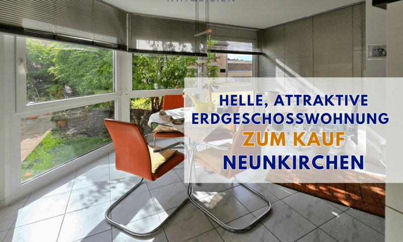 Helle und attraktive Erdgeschoss Wohnung in Neunkirchen