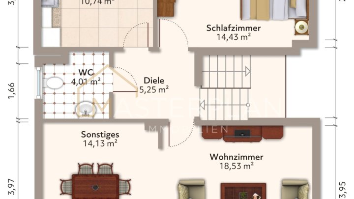 Charmantes Einfamilienhaus modernisiert & bezugsfertig