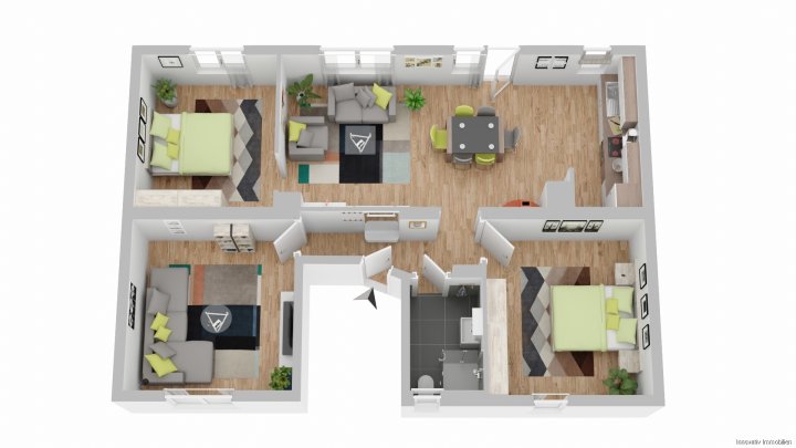 Gemütliche Erdgeschosswohnung sucht neue Eigentümer