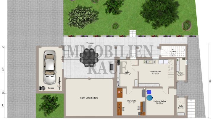 FAMILENFREUNDLICH UND EINZUGSBEREIT - FREIST. 1 FAM.-HAUS MIT GROSSEM GARTEN + 3 GARAGEN IN DUDWEILER
