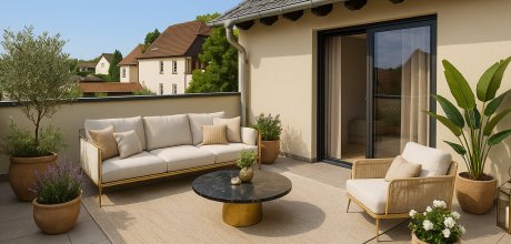 Schöner Balkon