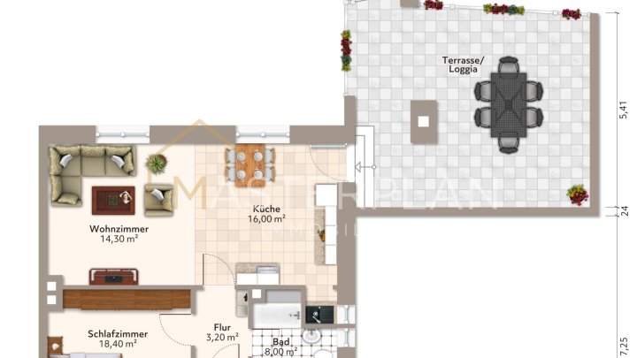 Zweifamilienhaus mit Terrasse und großem Grundstück in Fremersdorf