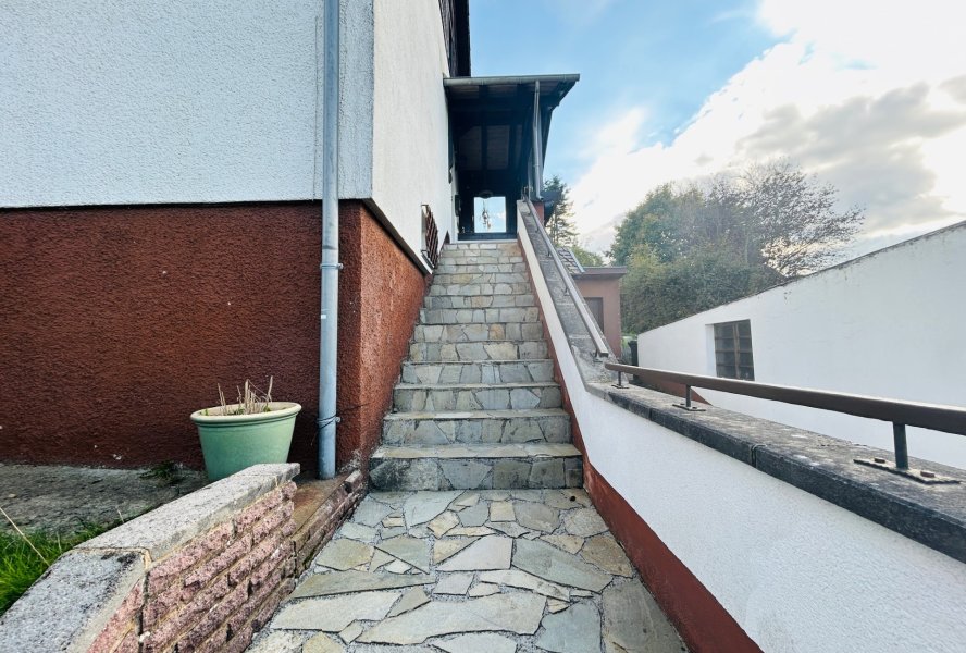Treppe zum hauseingang