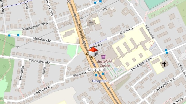 Renovierte 4 ZKB-Dachgeschosswohnung in zentraler Lage Rastpfuhl