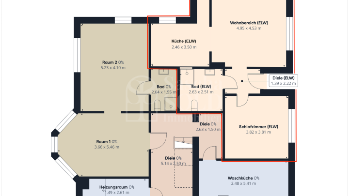 Moderne, bezugsfertige 2-Zimmer-Wohnung mit Küche, Bad und 2 Stellplätzen in Kirkel-Neuhäusel
