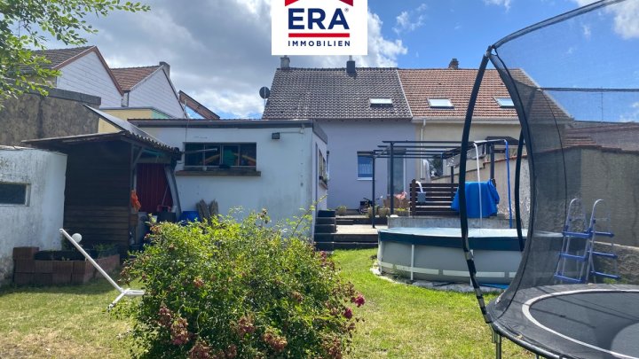 OHNE VERMITTLUNGSGEBÜHREN ! EINSEITIG ANGEBAUTES EINFAMILIENHAUS IN PETITE-ROSSELLE/FR, NÄHE SB