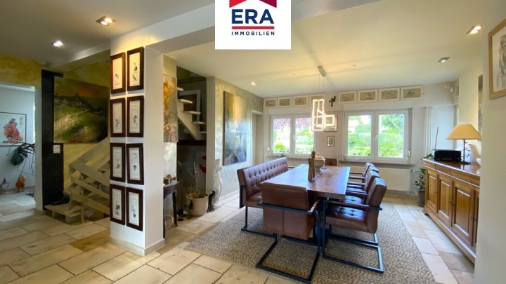 PROVISIONSFREI-VILLA MIT POOL IN RUHIGER LAGE, IN KERBACH/FR, NÄHE SAARBRÜCKEN