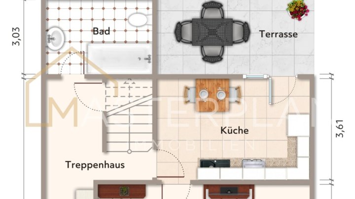 Gemütliches Einfamilienhaus mit Garten, Terrasse und Garage in ruhiger Lage