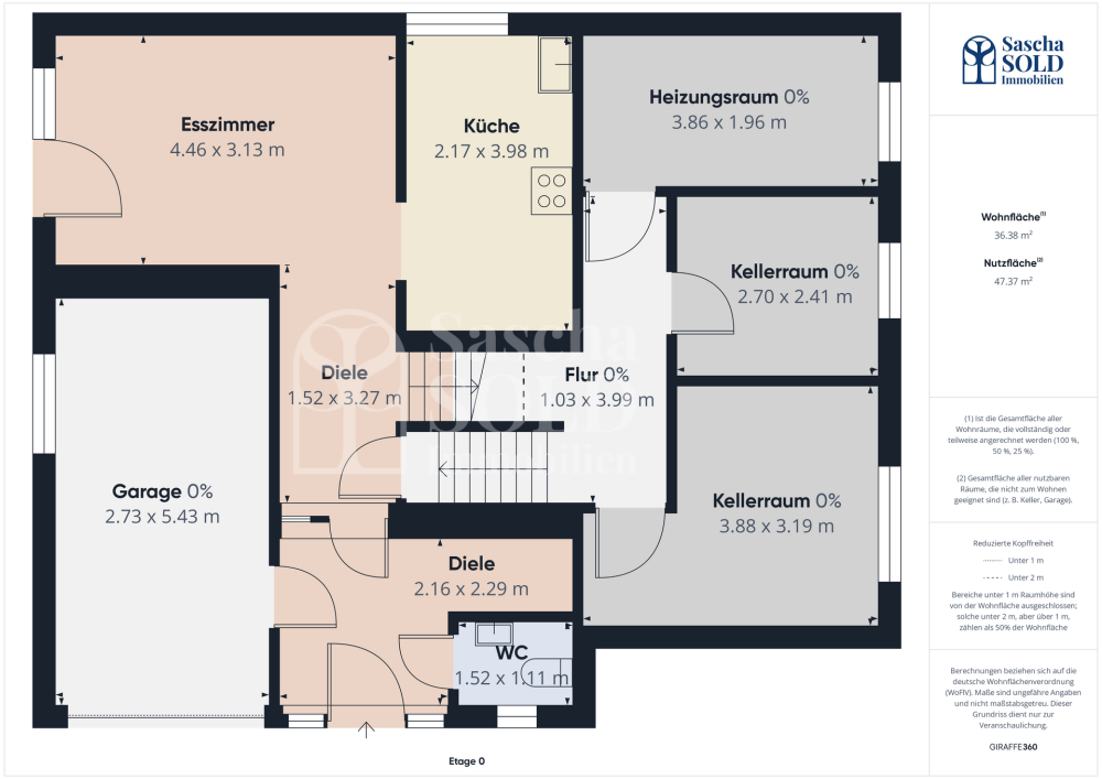 Erd- und Untergeschoss