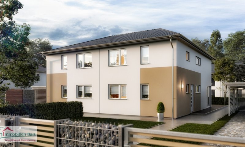 GRENZNÄHE: NEUBAU (DHH) MIT GRUNDSTÜCK