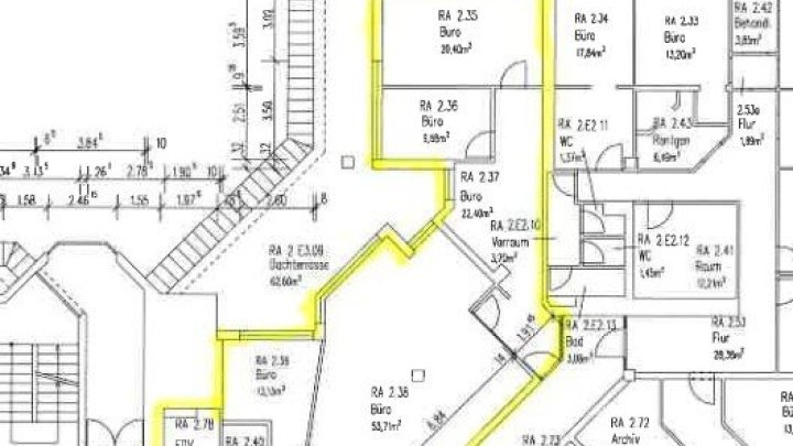 Moderne Büro- oder Praxisräume (41) im Stadtzentrum von Saarlouis - Ihr neuer Arbeitsplatz!