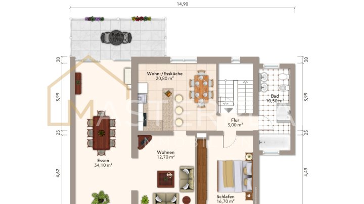 2-3 Familienhaus, Flexibilität & Gartenidylle