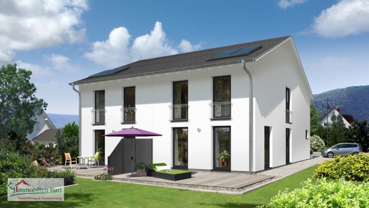 10 MIN. VON L-REMICH: MASSIVER NEUBAU DOPPELHAUSHÄLFTE MIT GRUNDSTÜCK!