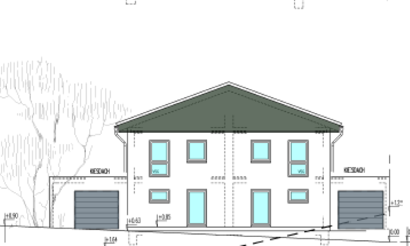 Baugrundstück in Züsch – erschlossen – 831 m² – mit optionaler Projektierung