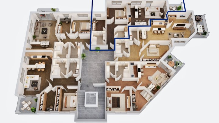 Neubau-Erstbezug: Stilvolle Wohnung mit großzügigem Grundriss und gehobener Ausstattung zu vermieten