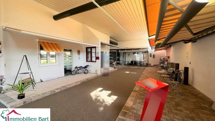 GEWERBE: 375 M² HALLE + BÜRO AUF 30 AR