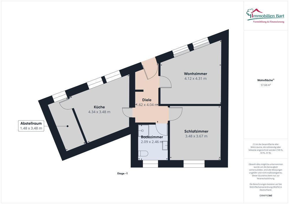 Grundriss Einliegerwohnung