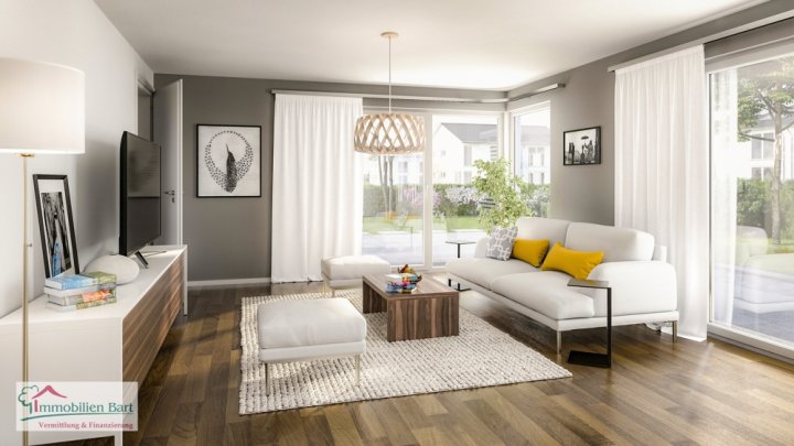 GRENZNÄHE: NEUBAU (DHH) MIT GRUNDSTÜCK