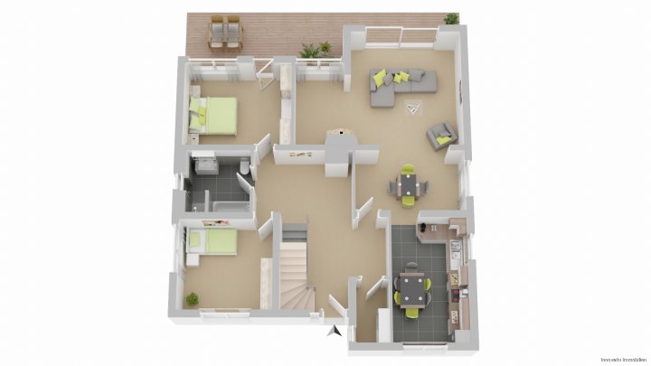 Gepflegtes Ein - Zweifamilienhaus ruhig gelegen im Grünen