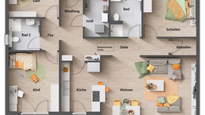 BUNGALOW NEUBAU MIT GRUNDSTÜCK!