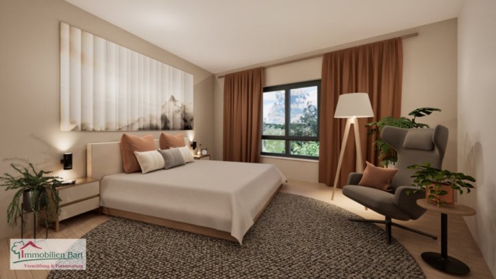 NEUBAUPROJEKT: ERDGESCHOSSWOHNUNG MIT 2 SCHLAFZIMMERN UND LOGGIA