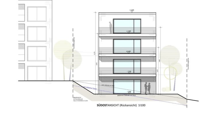 Energetisch optimierte Neubauwohnung, Erdgeschoss,  Panoramaausblick, provisionsfrei