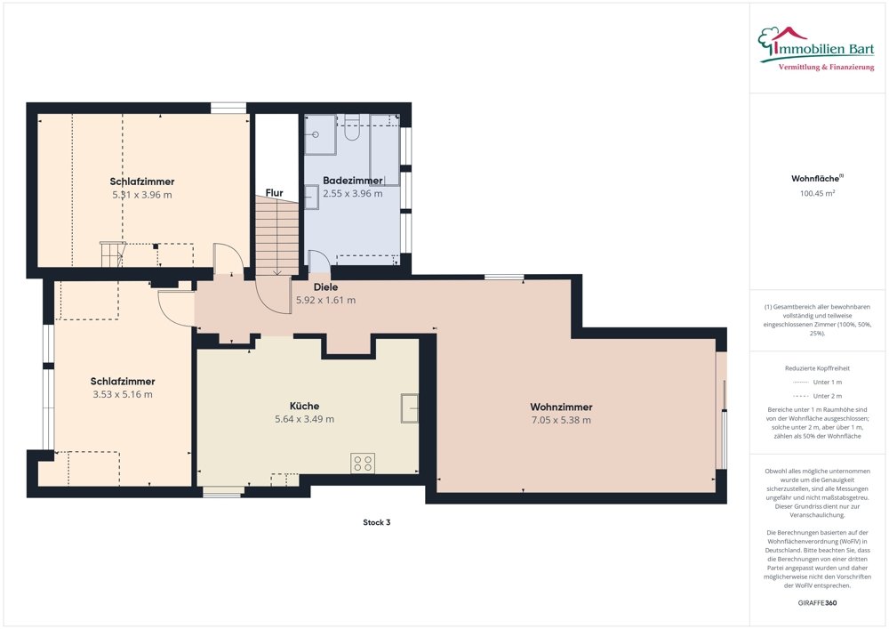 Grundriss Einliegerwohnung