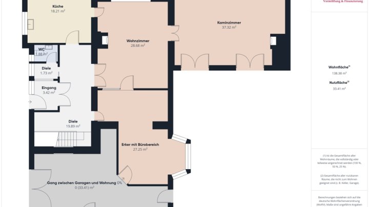 GROßES ANWESEN MIT 4 GROßEN GARAGEN IN TOP-WOHNLAGE!