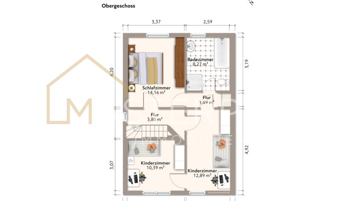 Einfamilienhaus mit zusätzlichem Wohngebäude auf großzügigem Grundstück