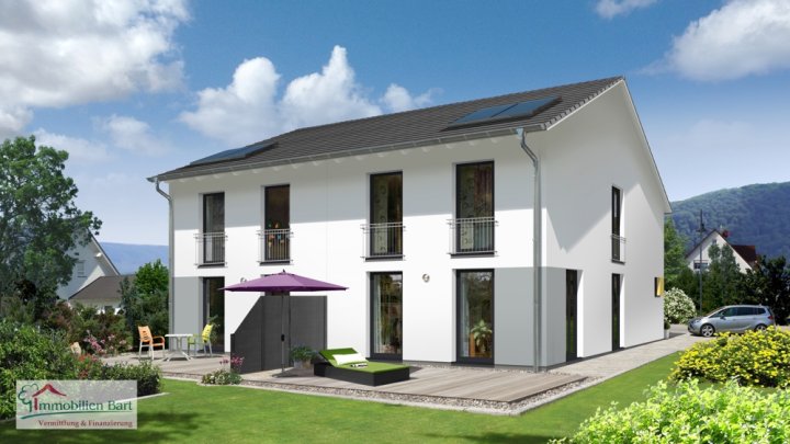 10 MIN. VON L-REMICH: MASSIVER NEUBAU DOPPELHAUSHÄLFTE MIT GRUNDSTÜCK!