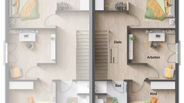 10 MIN. VON L-REMICH: MASSIVER NEUBAU DOPPELHAUSHÄLFTE MIT GRUNDSTÜCK!