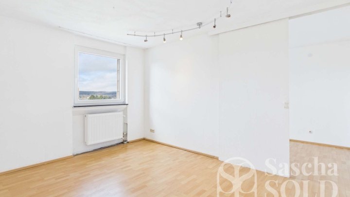 Helle 4ZKB Wohnung in Dudweiler mit Südwest-Loggia, Garage und Weitblick - bezugsbereit