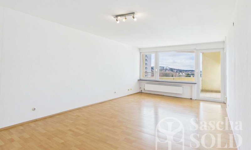 Helle 4ZKB Wohnung in Dudweiler mit Südwest-Loggia, Garage und Weitblick - bezugsbereit