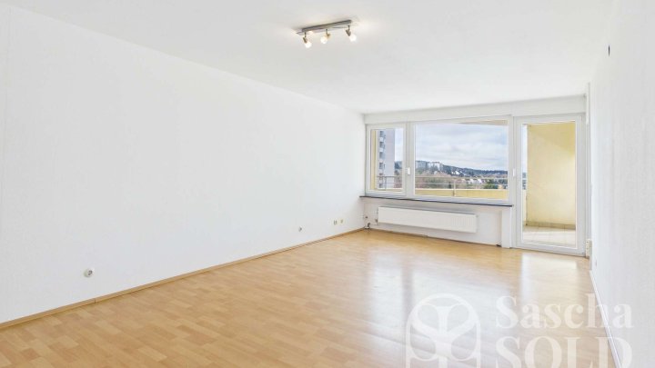 Helle 4ZKB Wohnung mit Weitblick - Südwest-Loggia und Garage - in Dudweiler