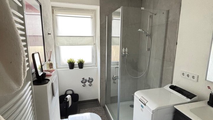 Hochwertig renovierte möblierte 2-ZKB mit EBK, Terrasse + Garage, sofort verfügbar