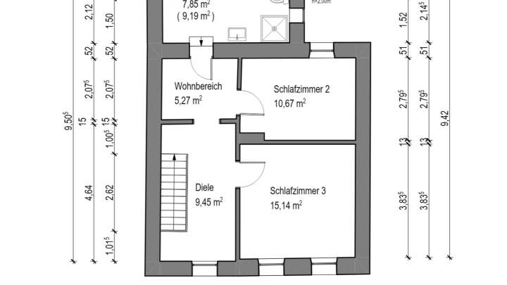 Kleines Einfamilienhaus in Hüttersdorf