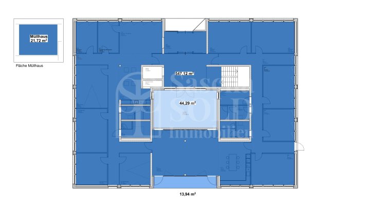 Repräsentative & moderne Gewerberäume auf 1.189 m² mit Glasfaser, Meetingräumen & Stellplätzen