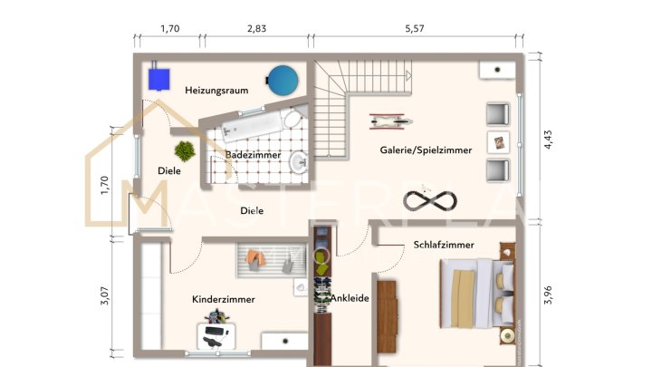 Einzugsbereites EFH mit Garage