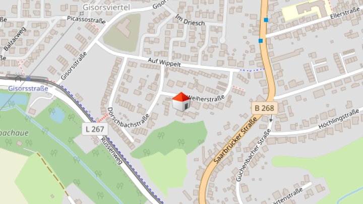 Freistehendes 1-FH mit Einliegerwohnung, Garten + 2 Garagen