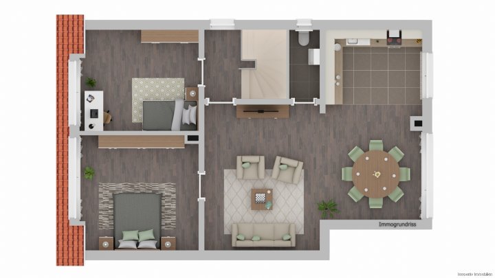 Zentrales Einfamilienhaus für große Familien oder zwei Wohnungen mit großem Garten