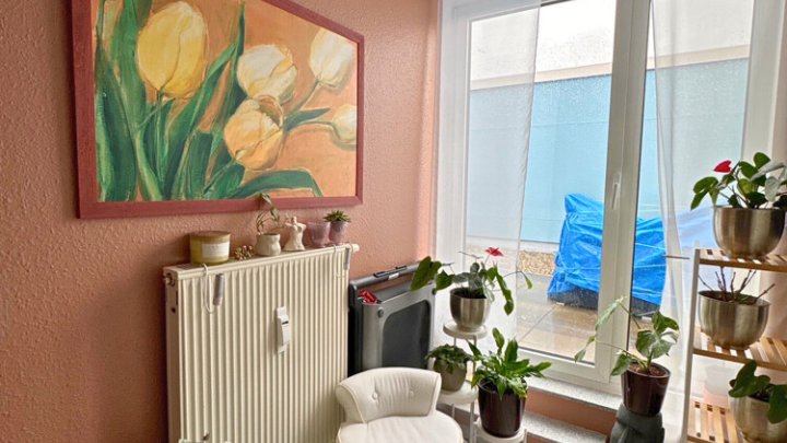 Solide vermietete 3-ZKB Maisonette mit Terrasse, Stellplatz + eigenem Eingang